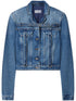 belt-detailed denim jacket